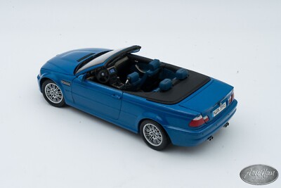1/18 KYOSHO BMW M3 E46 Cabriolet Laguna Seca Blue 🤝ALSO OPEN FOR