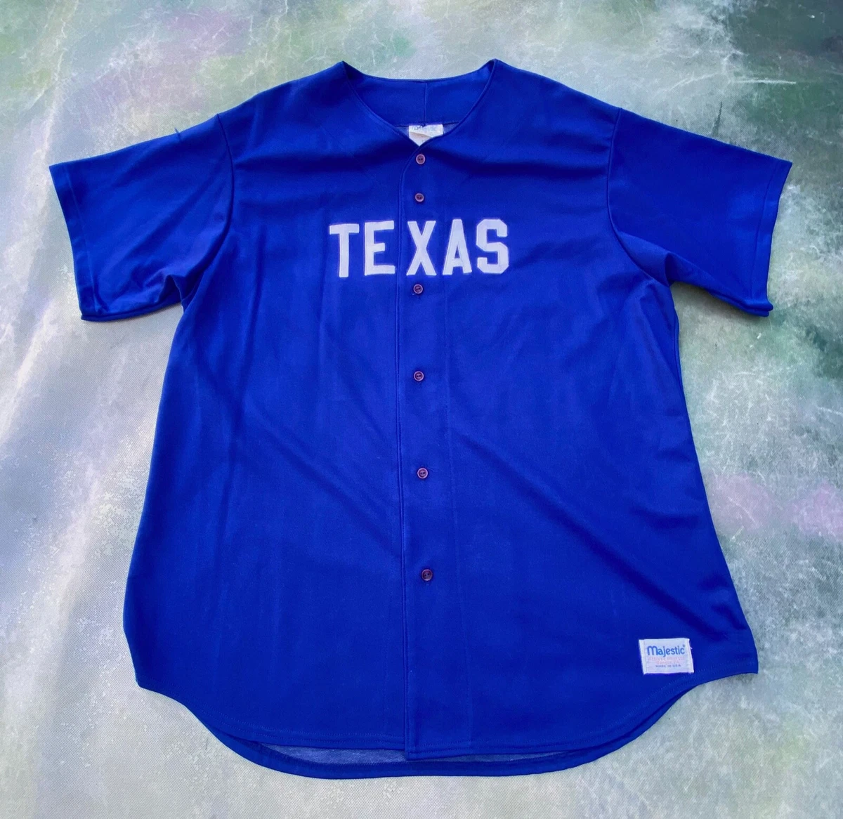 Vintage RARE Majestic MLB Texas Rangers Men's Jersey Size XL__MADE IN  USA.