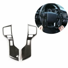 For Toyota Tacoma 2016-23 ABS Black Steering Wheel Button Frame Trim Cover