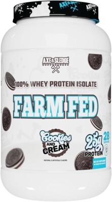 Axe & Sledge Farm Fed V2 100% Whey Protein Isolate Cookies & Cream 2LB NEW