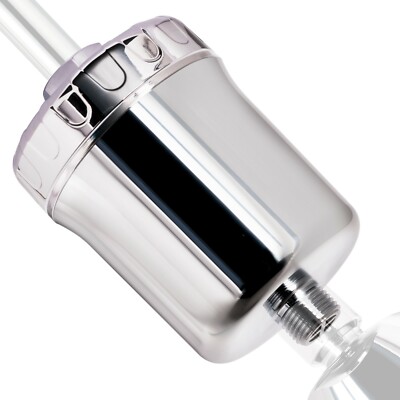 Aquasure 15,000 Gallons Shower Filter w/ Replacement Filter - Chrome x 2