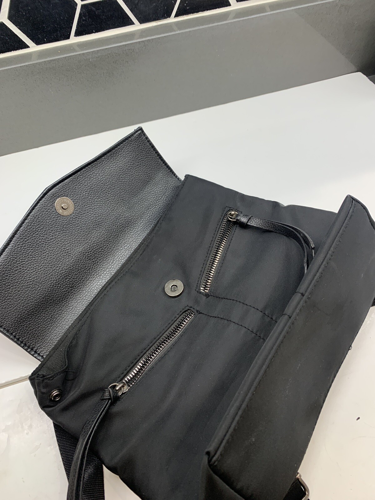 Botkier NY Trigger Mini Nylon Backpack w/ Branded… - image 12