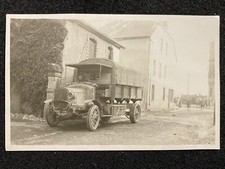 Military Army Soldier Man In Truck Automobile Europe WW2 Antique Snapshot Photo