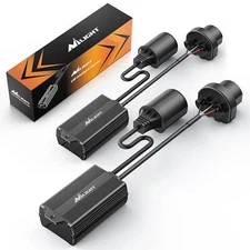 Nilight LED CANbus Decoder Anti-Flickering Harness Error Free Resistor Capacitor