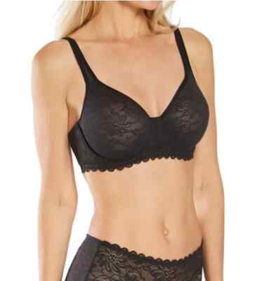 Wacoal 851334 Soft Sense Underwire Bra Black 34C