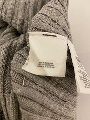 ANNE KLEIN Heather Fall Sweater Knit Soft Elegant Grey Size M. NWT $99 - 第 3/8 張圖片