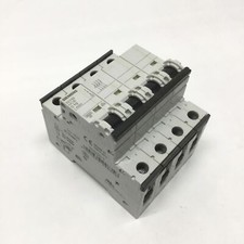 Siemens 5SY66 MCB C10 C-Curve Miniature Circuit Breaker 4-Pole 3P N 10A 400VAC
