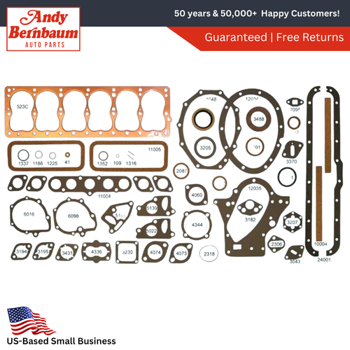 For 1946-1959 Dodge 6-Cylinder Engine Gasket Seal Set 1064680. - Bild 3 von 3