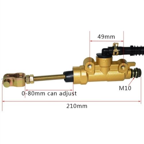Rear Brake Master Cylinder Pump for Honda CR80 CR85 CR125 CR250 CR500 - Picture 7 of 7