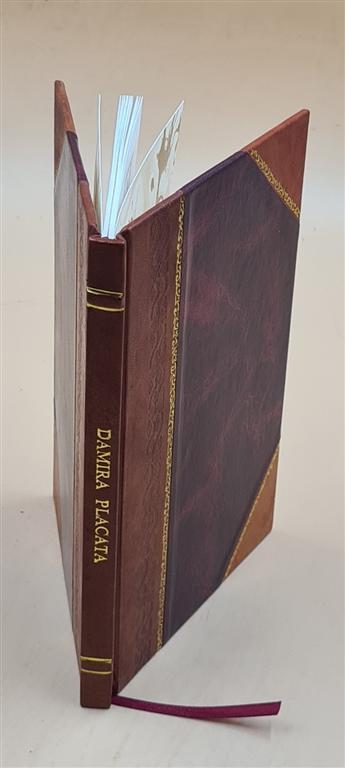 Damira Placata Drama Leather Bound Historical Theater Edition