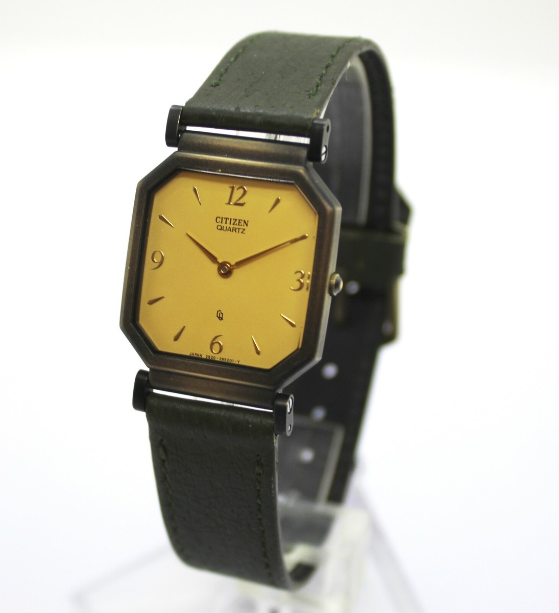 Quartz Watch Citizen 4020598 with Steel Case and Leather Strap Ver