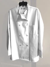 PST Chef Jacket  Long Sleeve  Size 46 Regular  White  Brand New