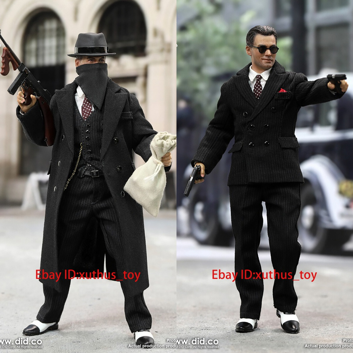 DID XT80008 1/12 Chicago Gangster John Action Figure Model Toys In