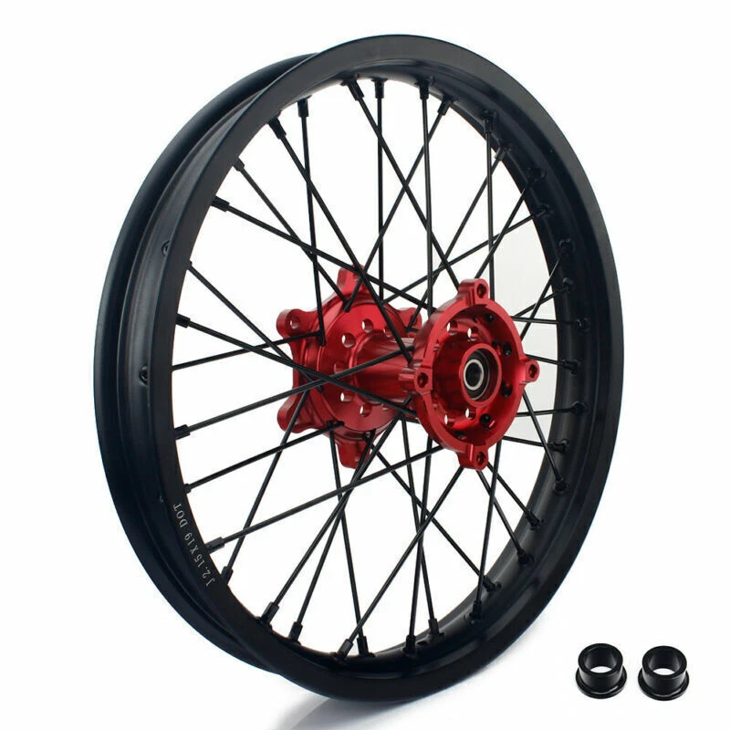 For Honda XR650L 21"+18" Spoked CNC Wheels Rims Rotors Set XR 650L 1993 94-2024 - Imagem 2 de 4