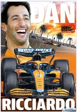 DANIEL RICCIARDO BIG 420mm LAMINATE MOTOR RACING CAR DRIVER POSTER,FORMULA ONE,