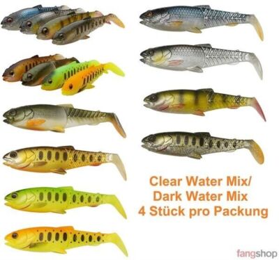 Savage Gear CRAFT CANNIBAL PADDLETAIL 4er Pack MIX Kunstköder Gummifisch Raub