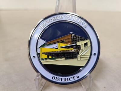 City Of Austin Founded 1839 ''Honored To Serve'' District 6 Challenge Coin
