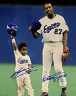 EXPOS VLADIMIR GUERRERO JR. & SR. SIGNED AutoED 3.5x5  RREPRINT