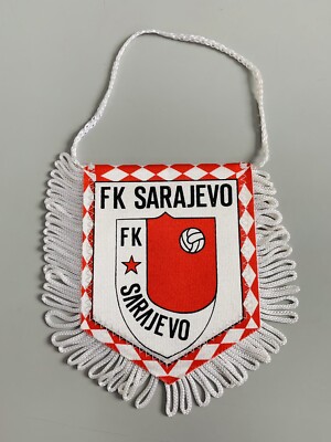 Fanion Vintage Sarajevo - Blason, Drapeau Pays - Pour Collectionneur De Foot Et Wimpel
