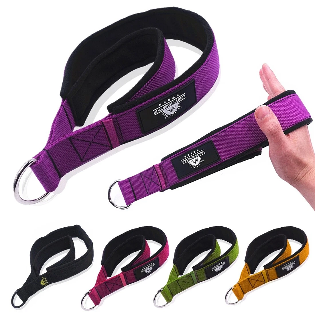 Pilates Double Loop Straps Colorful for Reformer Home Yoga Exercise  Accessories