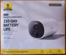 Baseus Security B1 2K HD Outdoor Security Camera 8gb Storage 210 Day Battery