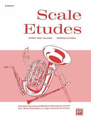 Scale Etudes: B-flat Clarinet by McLeod, James 'Red',Staska, Norman, paperback,