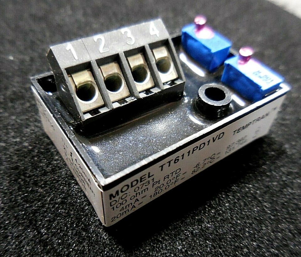 Minco TT611PD1VD RTD Transmitter/ Temperature Sensor (8.5-35VDC, 4-20mA,  100Ω) | eBay