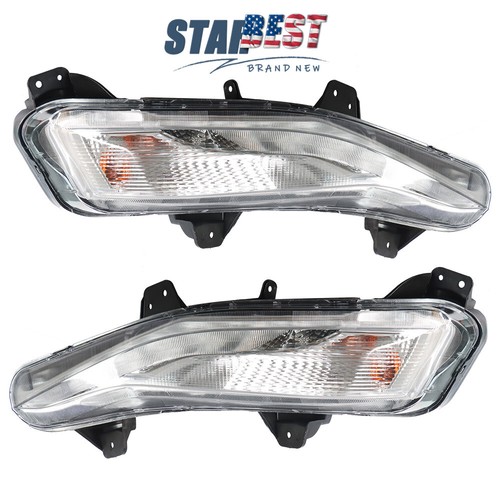 Luces antiniebla LED diurnas derecha izquierda para Chevy Malibu 19-22 transparentes - Imagen 3 de 12