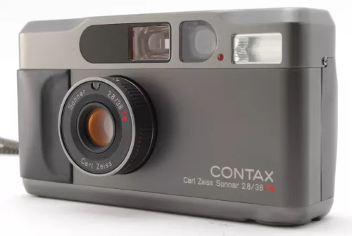 [Near Mint] Contax T2 Black Point & Shoot Compact Film Camera Tested from Japan