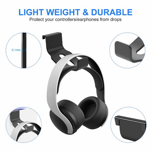 4 X Headphone+Controller Hanger Mount Stand Bracket Holder for PS5/Xbox Series X - Picture 4 of 6