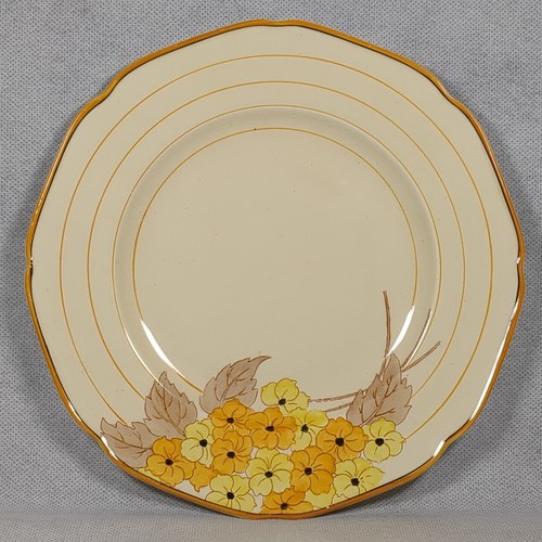 Crown Ducal Breedon 4011-Strainer Bowl and Under Plate-C.1930's-Floral Pattern - Picture 9 of 13