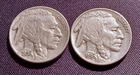 Lot of (2) High-grade 1936-P Buffalo Nickels
