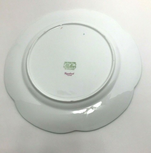 Shelley England Fine Bone Salad Dessert Plate Dainty Rosebud Dainty 8" Diameter - Picture 2 of 2