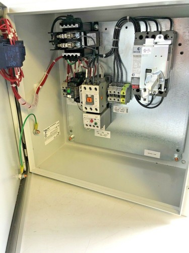 NEW, COMBINATION STARTER, HD, 240VAC, 5HP, 12-18A, NEMA 4, H/O/A, 120V CONTROL. - Picture 5 of 7