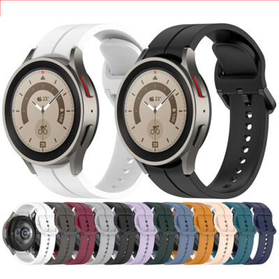 For Samsung Galaxy Watch 5/5 Pro Band Silicone Bracelet Wrist Strap 20mm