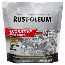 Rust-Oleum 312449 Decorative Color Chips Glacier Gray 1 Lb. for  