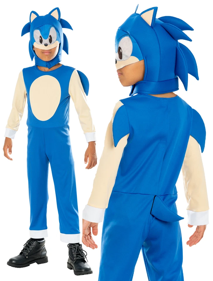 RUBIES Sonic Boys Costume Sonic The Hedgehog Video Game Kids Fancy Dress