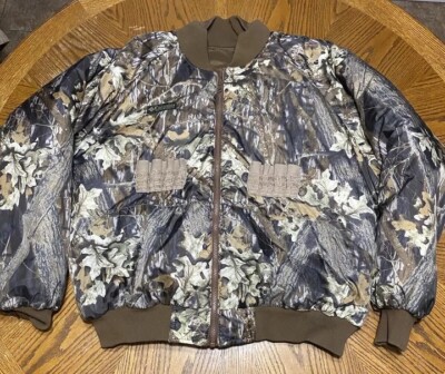Vintage Mens Columbia Reversible Camo Full Zip Hunting Jacket XL W