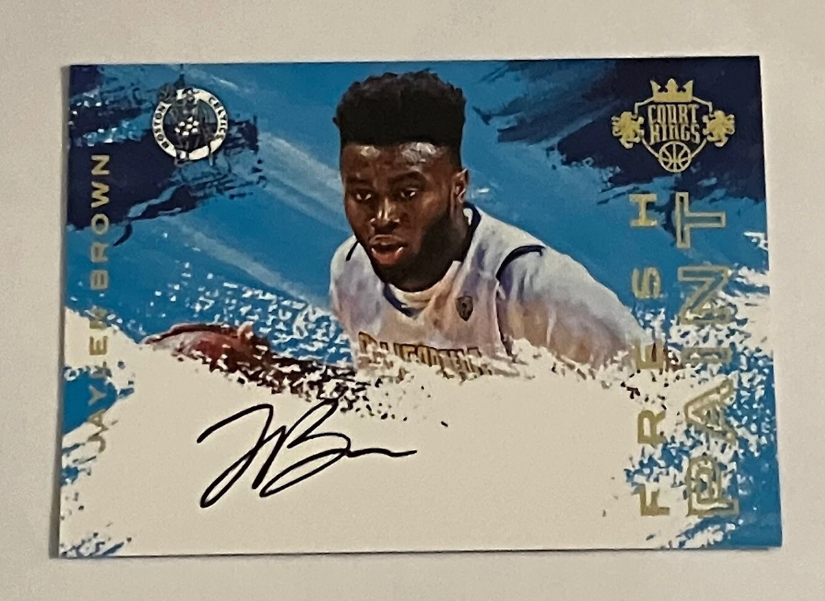2016 JAYLEN BROWN Panini Court Kings Fresh Paint RC Rookie AUTO 