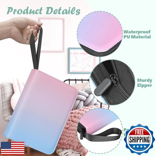 Card Binder 4 Pocket, 400 Pockets Card Holder Compatible with Game Cards Gift - Picture 2 of 5