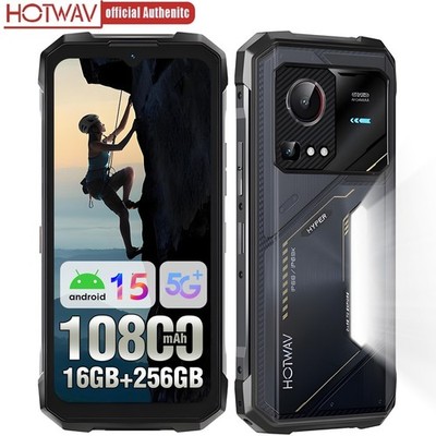 HOTWAV Hyper 7S 5G Outdoor Smartphone 16GB+256GB Android15 6,6 Zoll Handy NFC