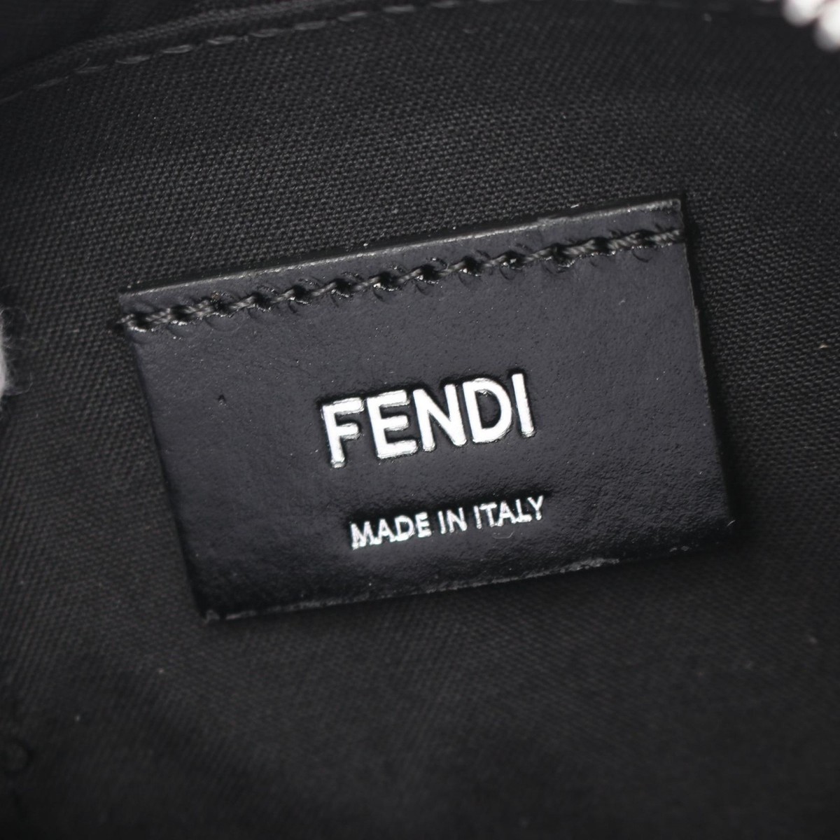 FENDI Diagonal Camera Case Zucca Shoulder Crossbody Bag