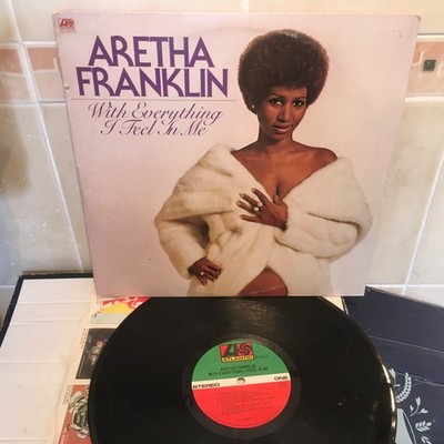 Vinyl LP  Aretha Franklin - With Everything I Feel In Me NM/VG+ 1975 soul record