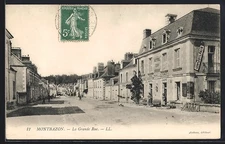 CPA Montbazon, La Grande Rue 1909 