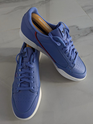Adidas Continental 80 Trainers UK Men's Blue Leather Retro