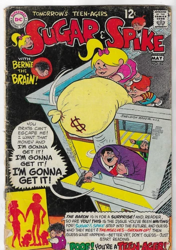 SUGAR AND SPIKE # 82_SILVER AGE_DC COMICS_HUGE 99 CENT SALE_VERY GOOD MINUS