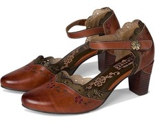 L'Artiste Aurelia SAYYES brown floral lace sandal Pump