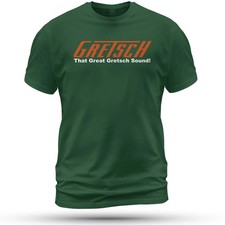 NEW SALE Gretsch Guitars Logo T-Shirt Size S-5XL