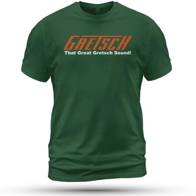 NEW SALE! Gretsch Guitars Logo T-Shirt Size S-5XL