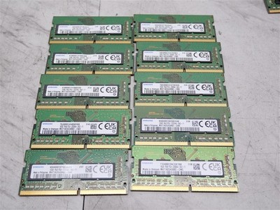 Lot of 10 16GB PC4-3200AA Laptop RAM DDR4 Memory! SAMSUNG PC4-3200AA-SA2-11